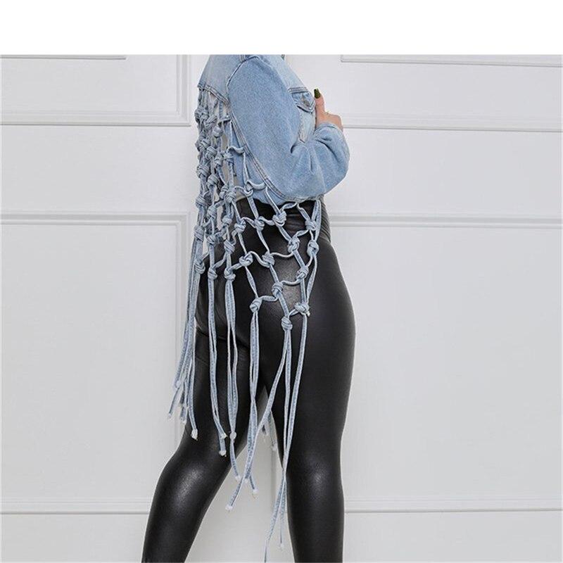 Women's Creative Tassel Denim Jacket Women's Creative Tassel Denim Jacket