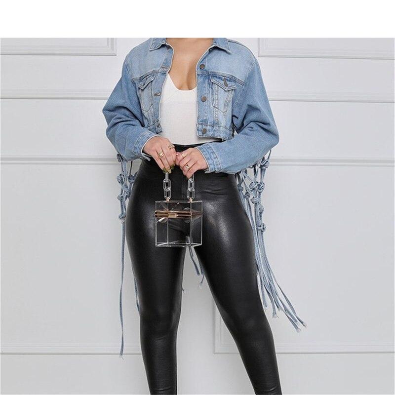 Women's Creative Tassel Denim Jacket Women's Creative Tassel Denim Jacket