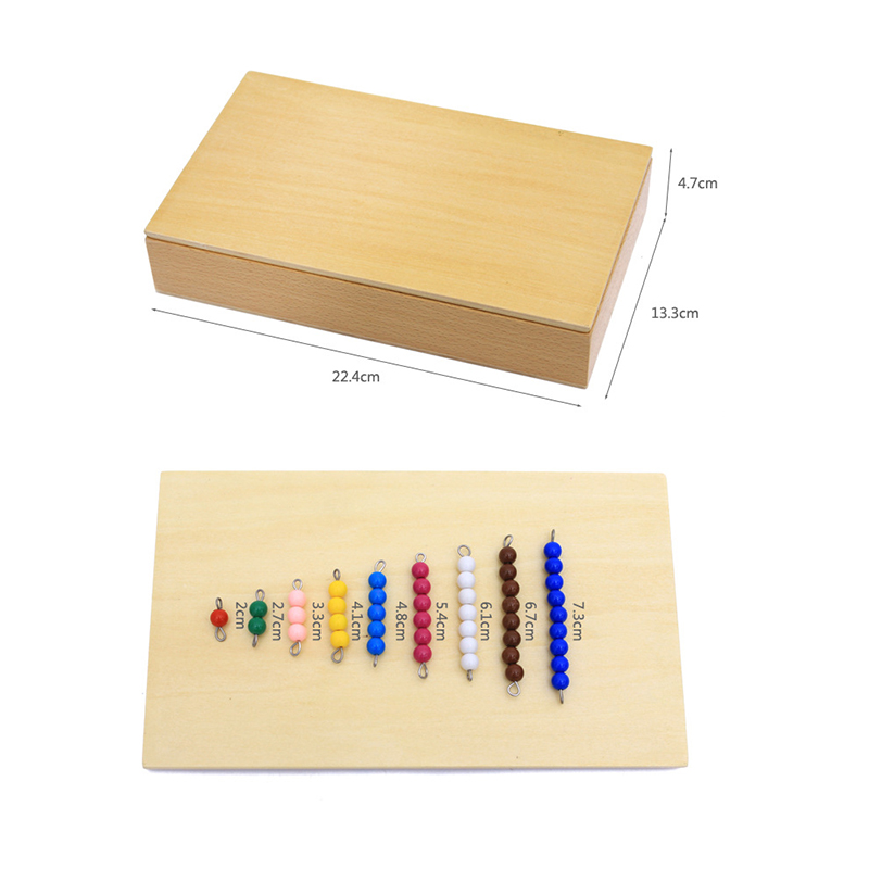 Montessori Educational Colorful Checkerboard Beads for Kids