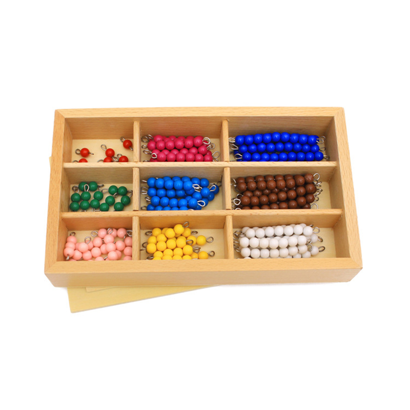 Montessori Educational Colorful Checkerboard Beads for Kids