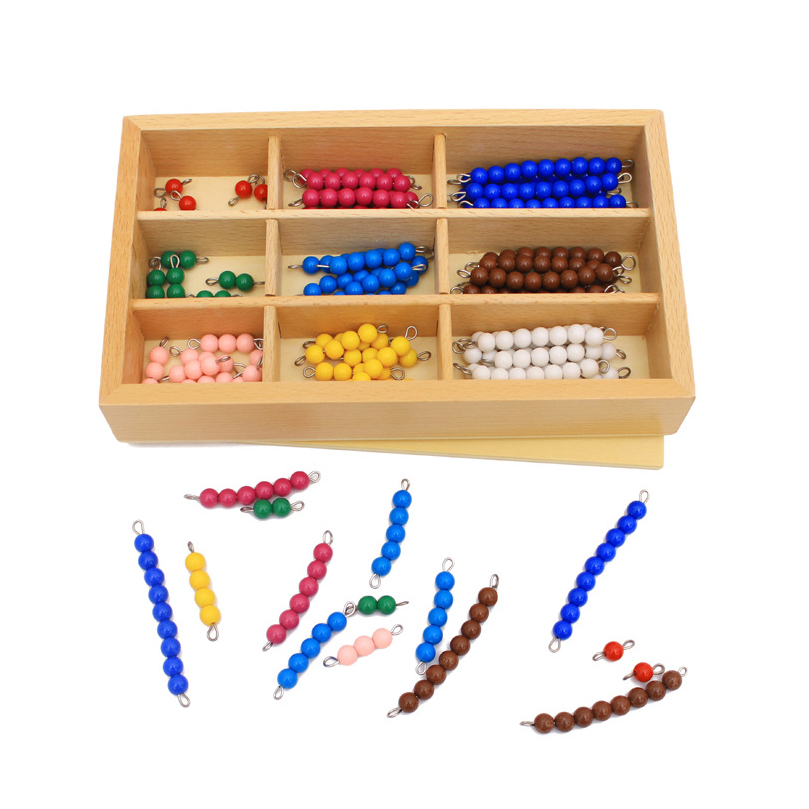 Montessori Educational Colorful Checkerboard Beads for Kids