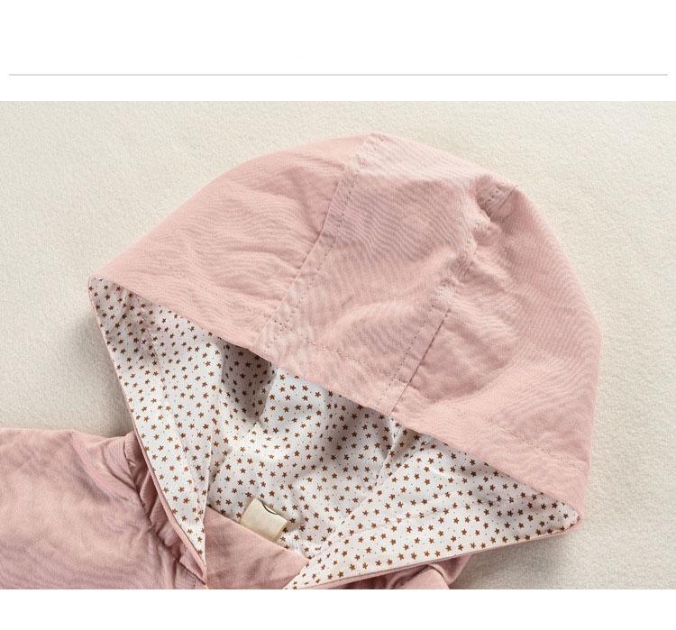 Casual Hooded Cotton Jacket for Baby Girls Casual Hooded Cotton Jacket for Baby Girls