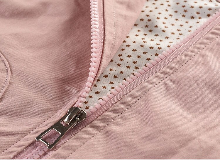 Casual Hooded Cotton Jacket for Baby Girls Casual Hooded Cotton Jacket for Baby Girls