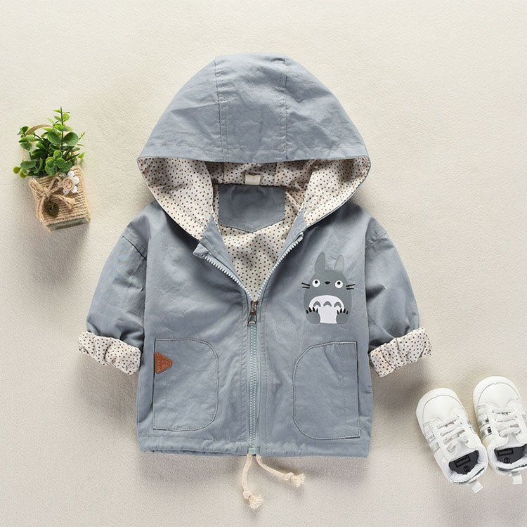 Casual Hooded Cotton Jacket for Baby Girls Casual Hooded Cotton Jacket for Baby Girls