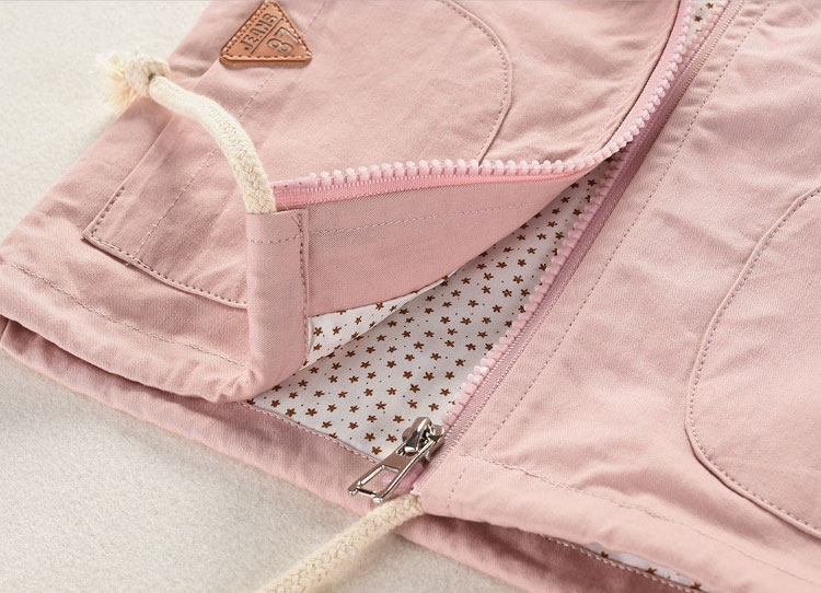 Casual Hooded Cotton Jacket for Baby Girls Casual Hooded Cotton Jacket for Baby Girls