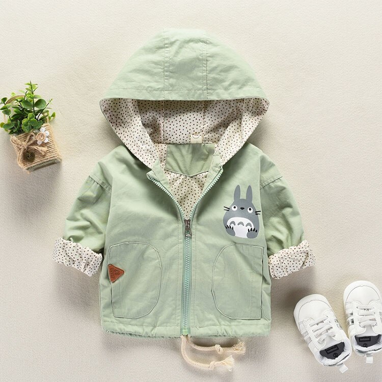 Casual Hooded Cotton Jacket for Baby Girls Casual Hooded Cotton Jacket for Baby Girls