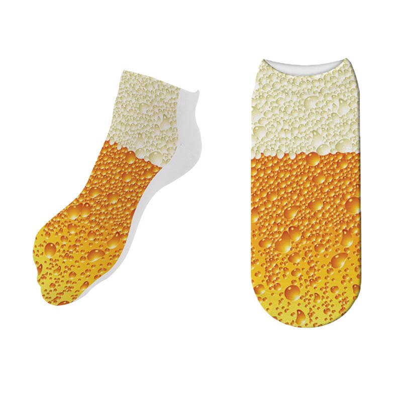 Women's Short Funny Printed Socks