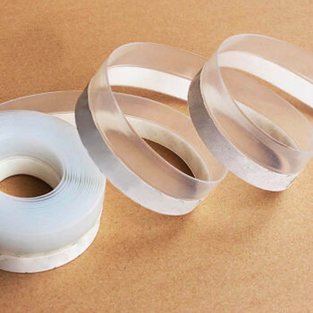 Hot Sale 1pc 1M Windproof Dustproof Waterproof Pest Control Transparent Color Silicone Rubber Window Bar Door Sealing Strip