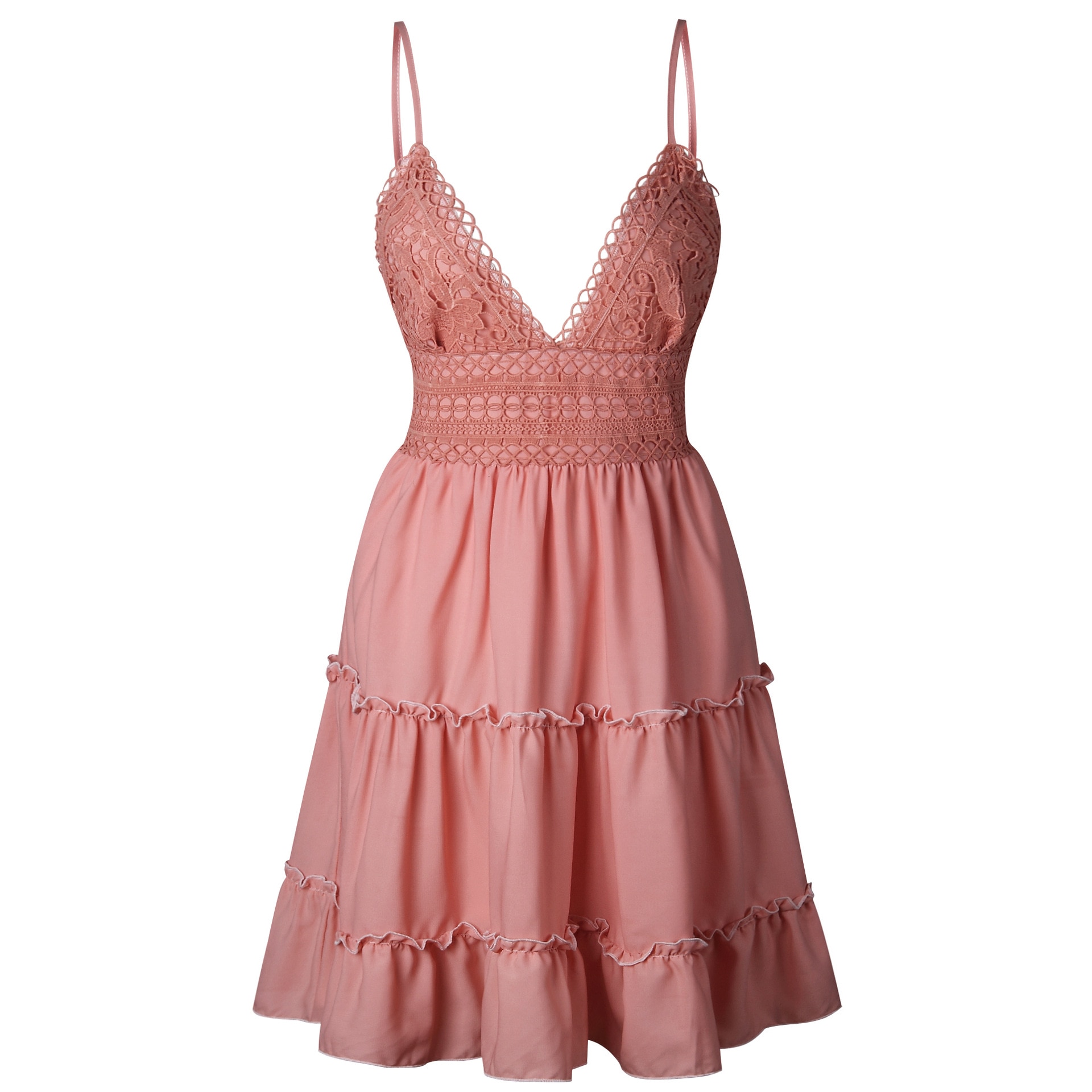 Women's Lace Backless Dress