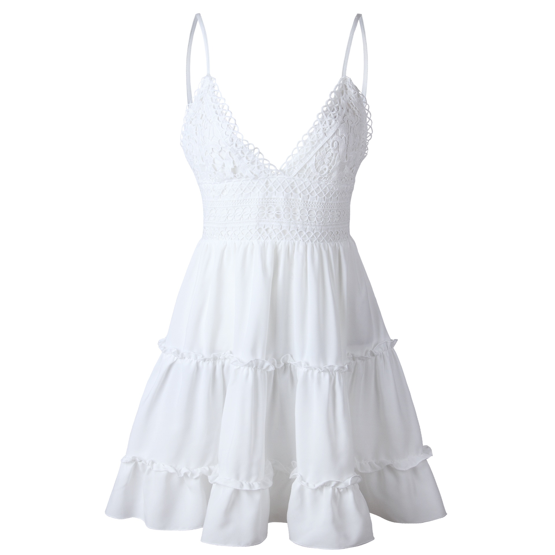 Women's Lace Backless Dress