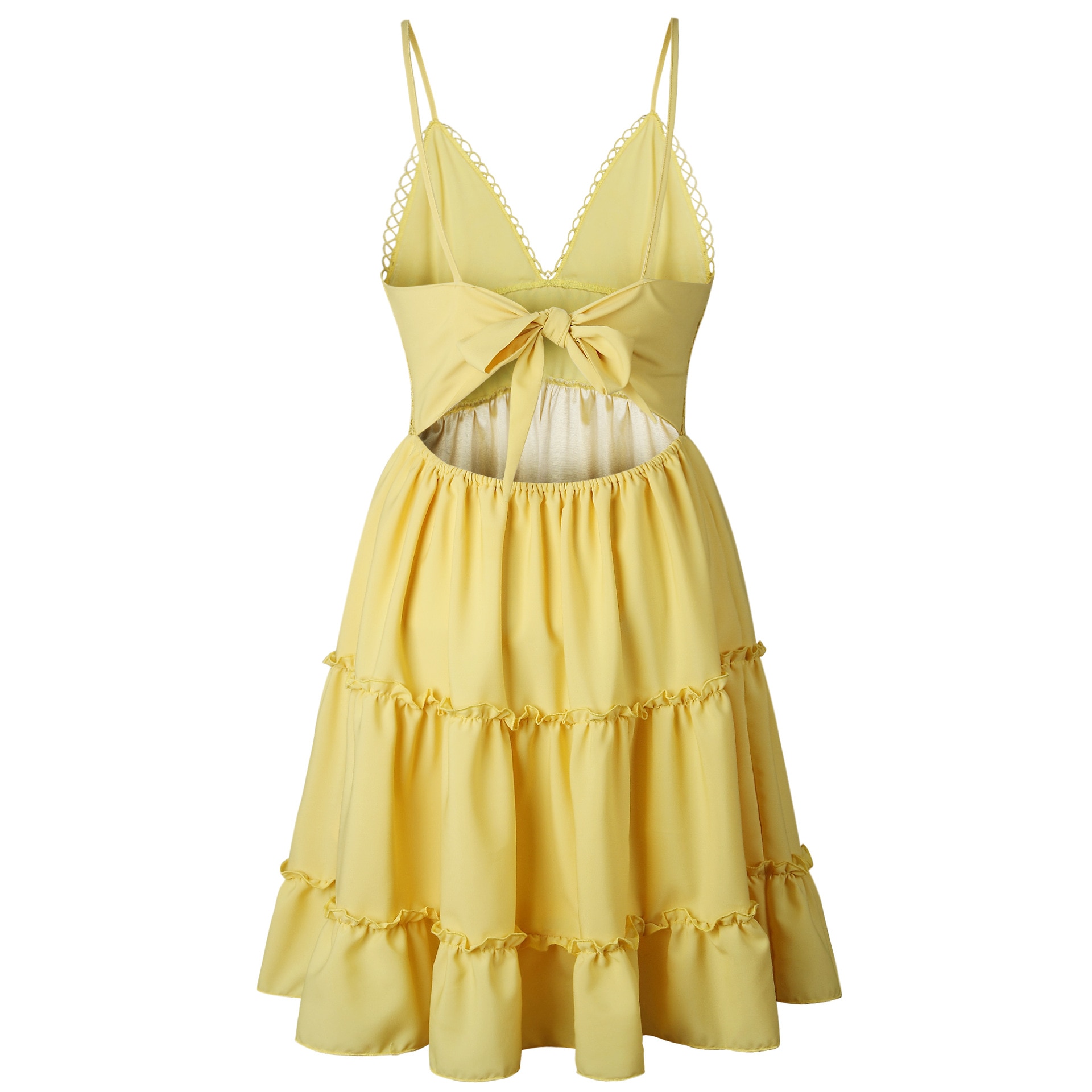 Women's Lace Backless Dress