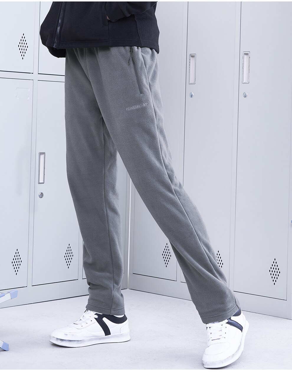 Pantalones cálidos de forro polar para hombre