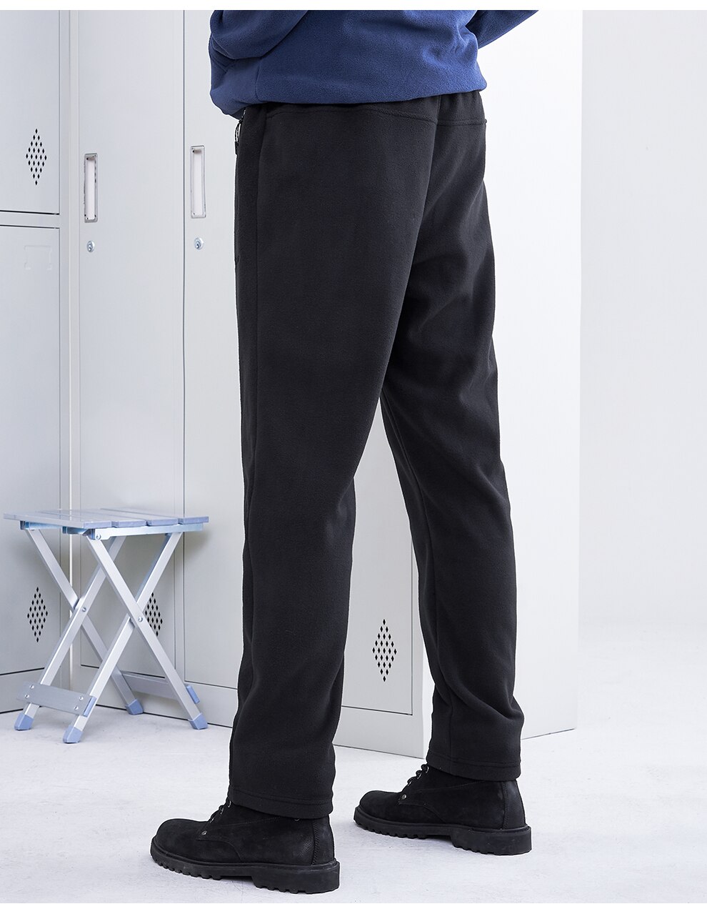 Pantalones cálidos de forro polar para hombre