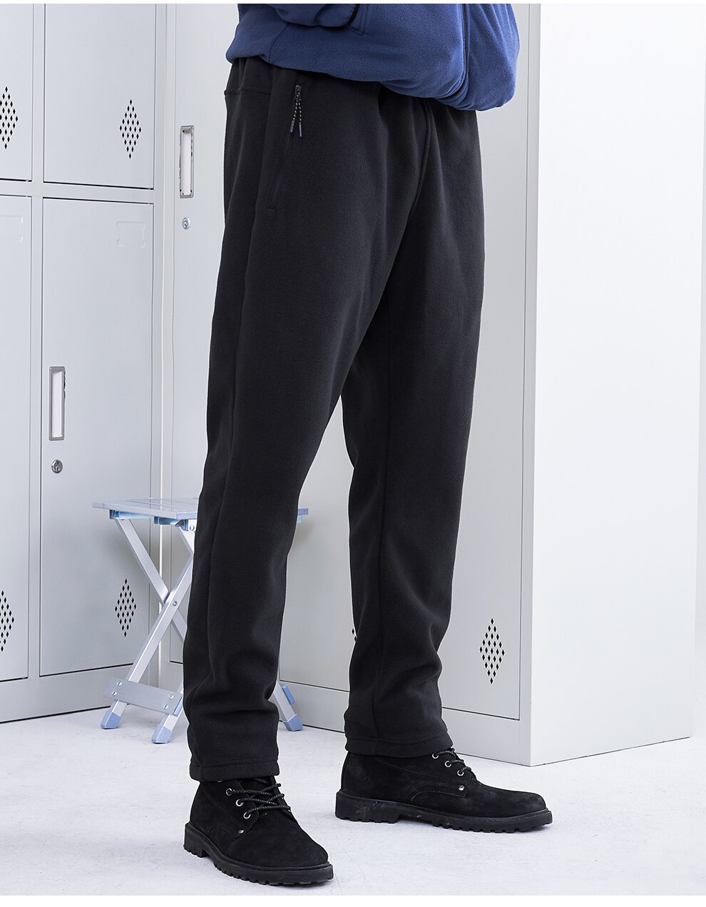 Pantalones cálidos de forro polar para hombre