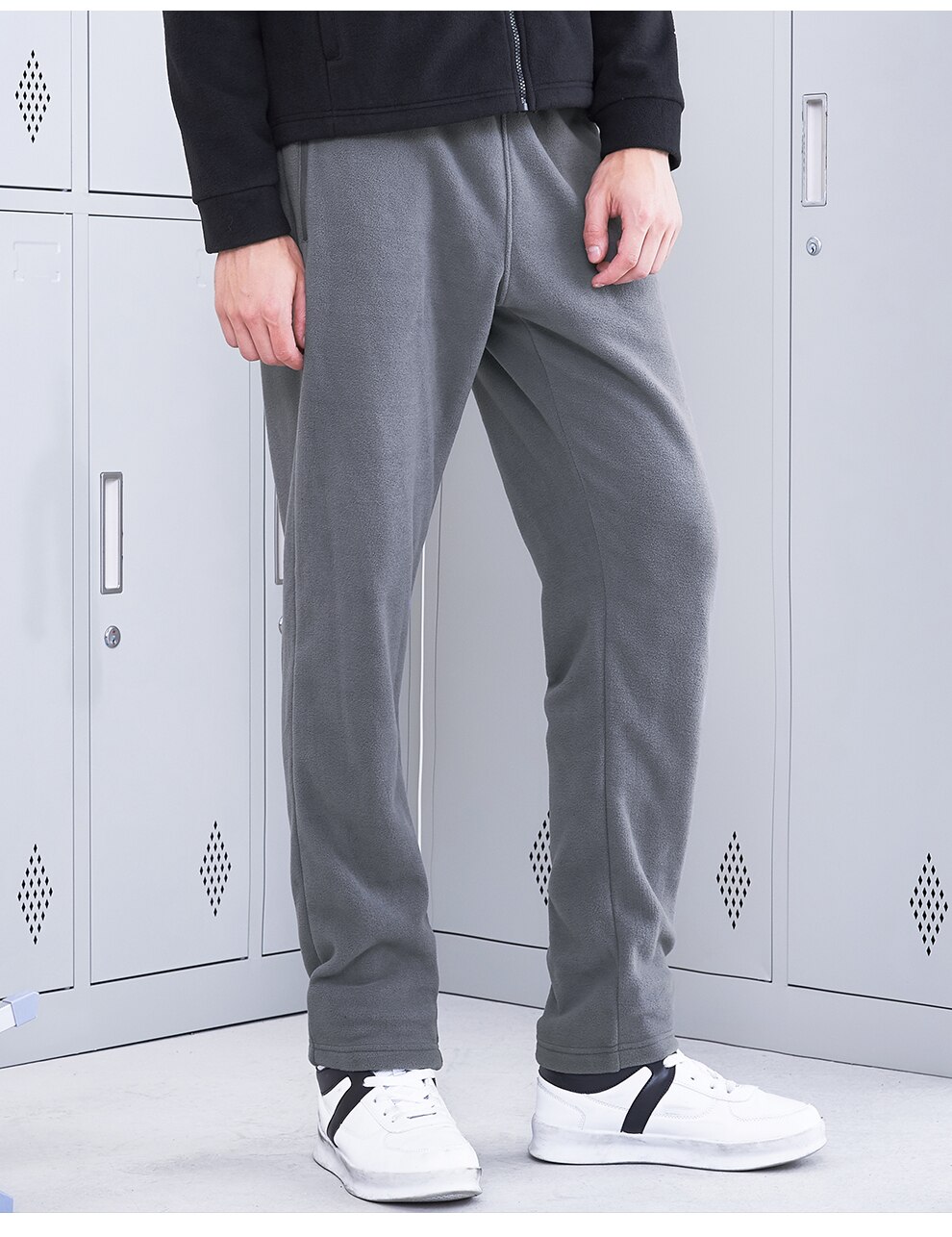Pantalones cálidos de forro polar para hombre