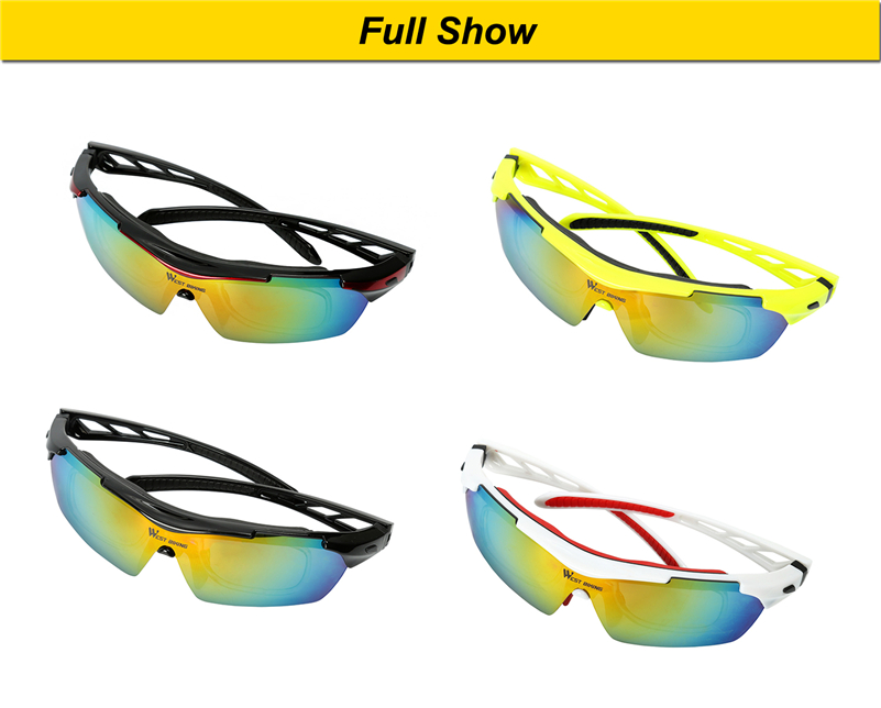 5 Lens Polarized Cycling Sunglasses