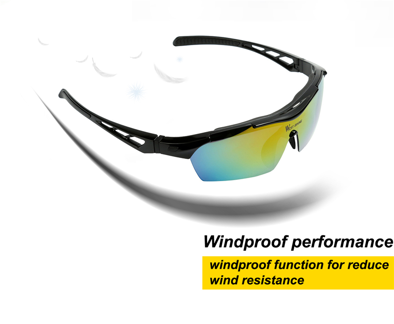 5 Lens Polarized Cycling Sunglasses