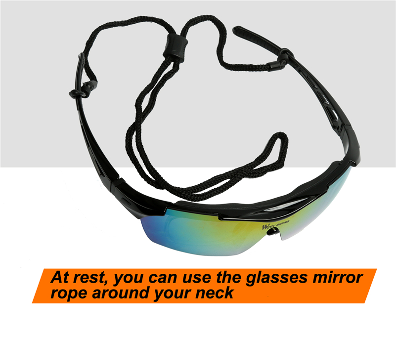 5 Lens Polarized Cycling Sunglasses