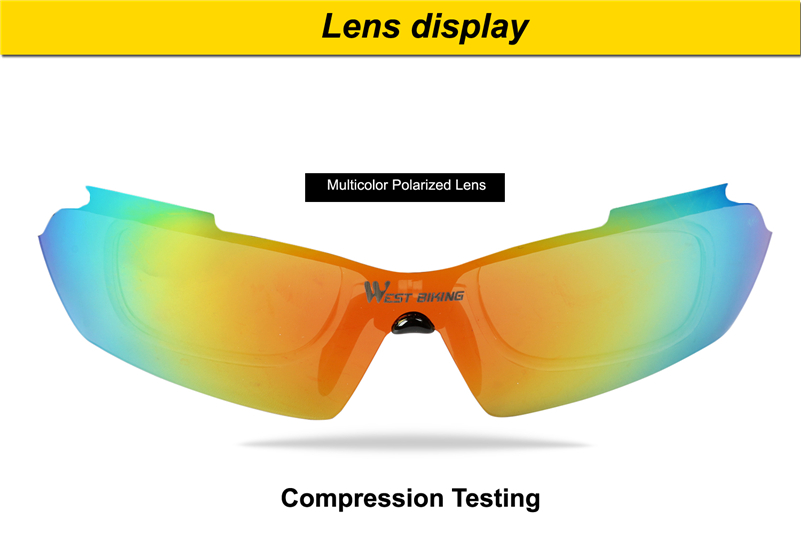 5 Lens Polarized Cycling Sunglasses