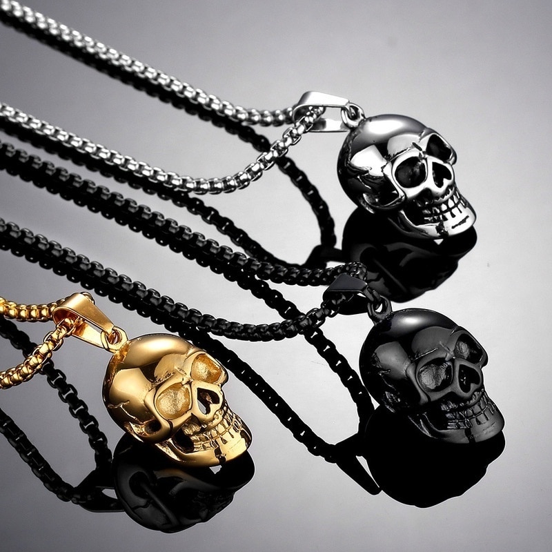 Men's Skull Necklace Men's Skull Necklace