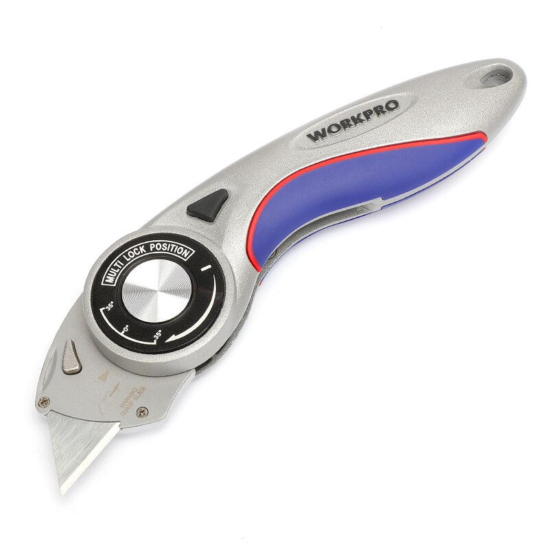 Adjustable Utility Knife with Aluminum Handle