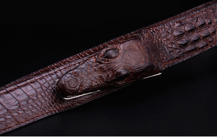 Luxurious Crocodile Imitation Leather Men’s Belt