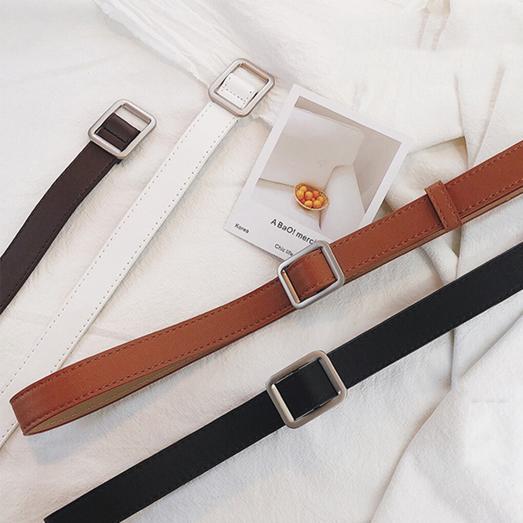 Square Buckle Belt for Women