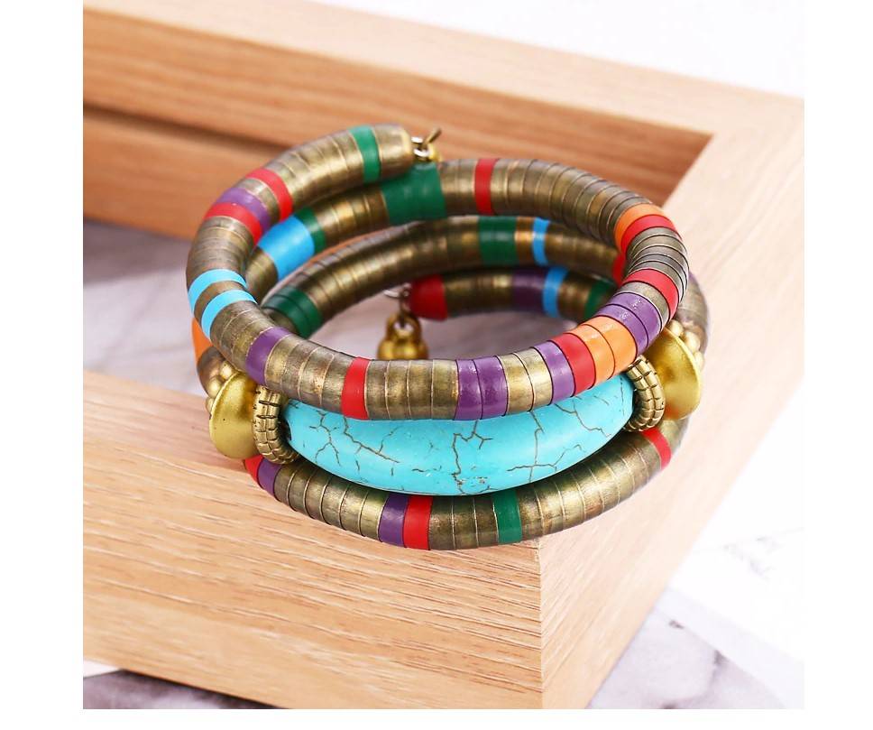 Women's African Style Snake Bracelet