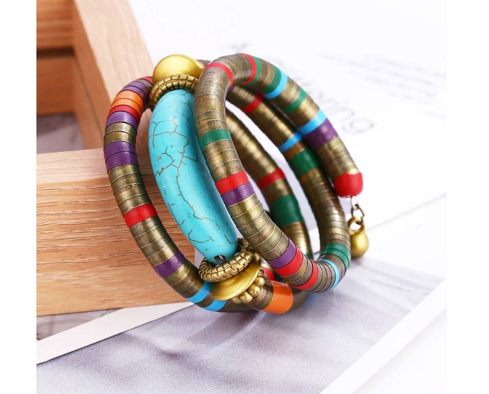 Women's African Style Snake Bracelet