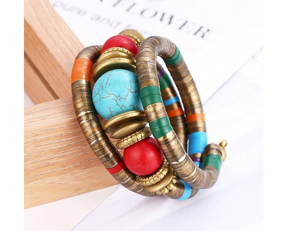 Women's African Style Snake Bracelet