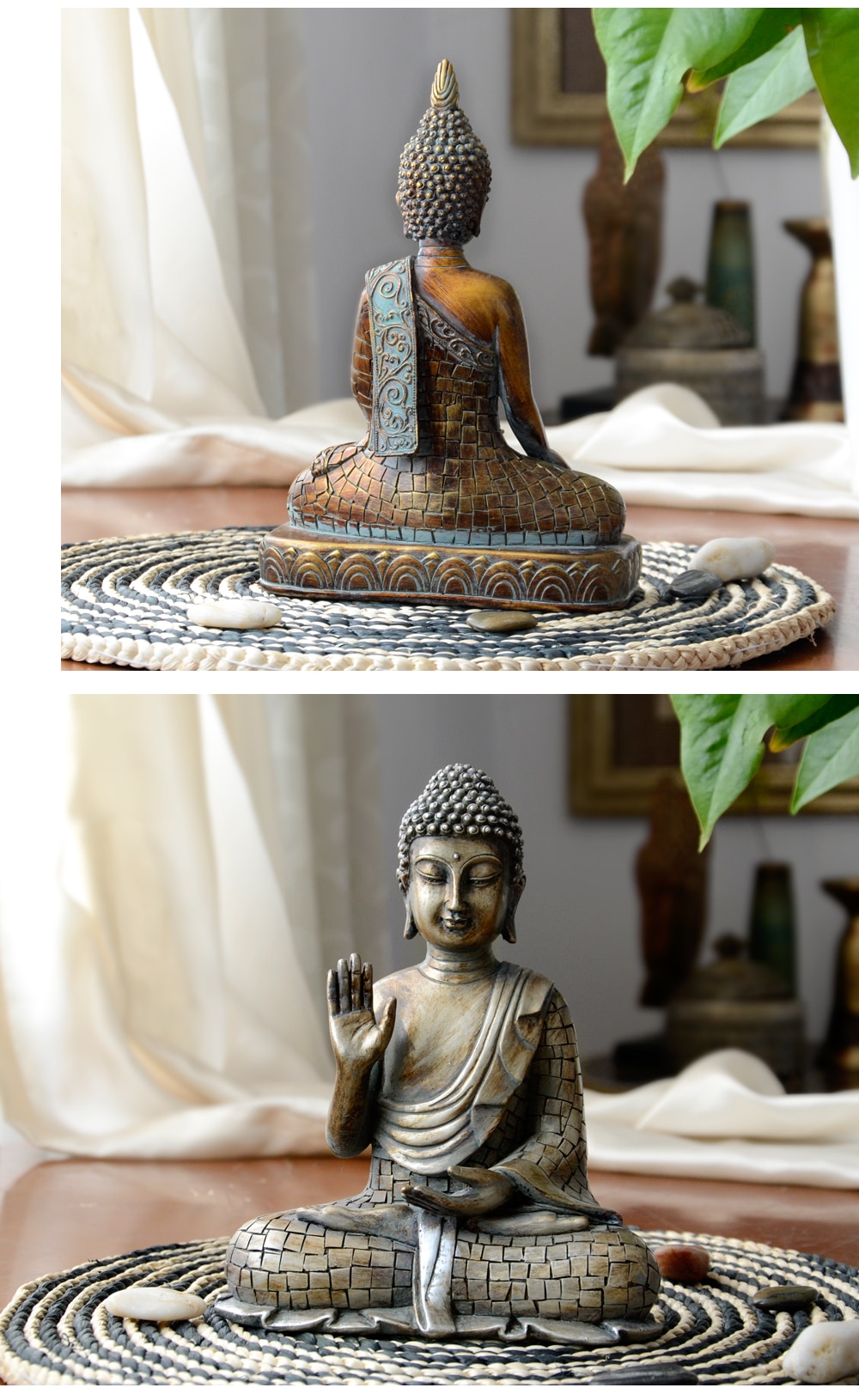 Sitting Buddha Decor Figurine Sitting Buddha Decor Figurine