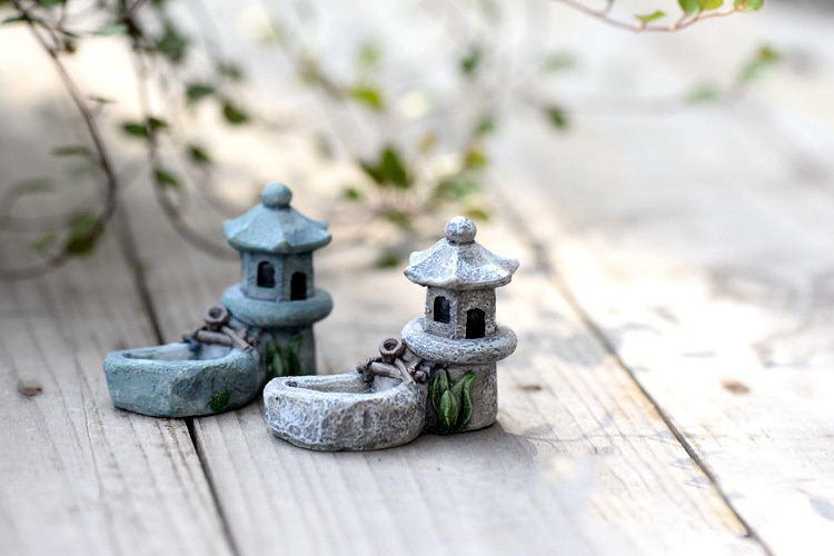 Mini Antique Stone Tower