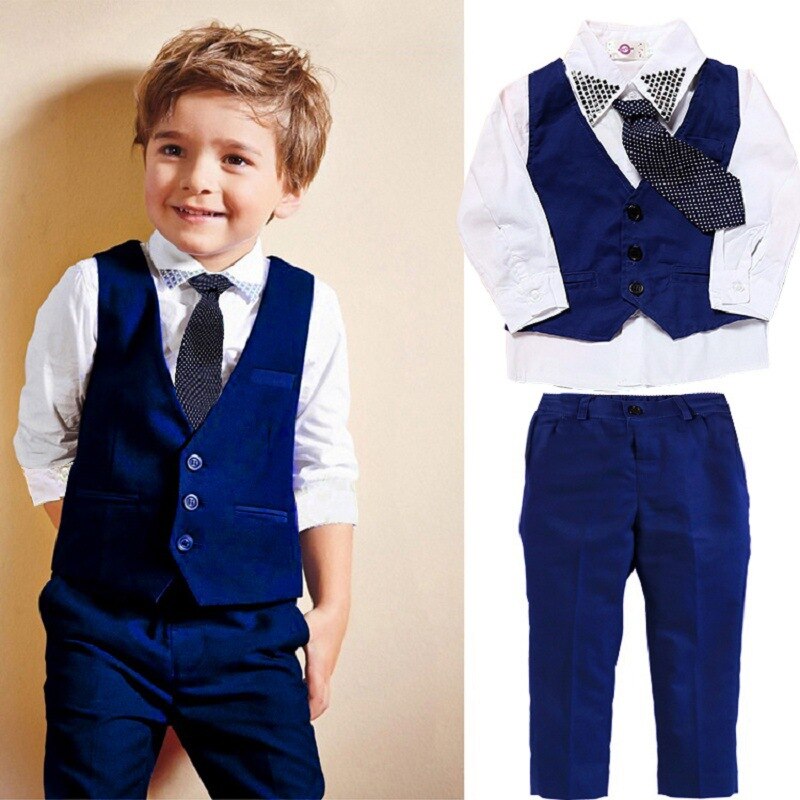 Boys' Casual Summer and Autumn Clothing Set