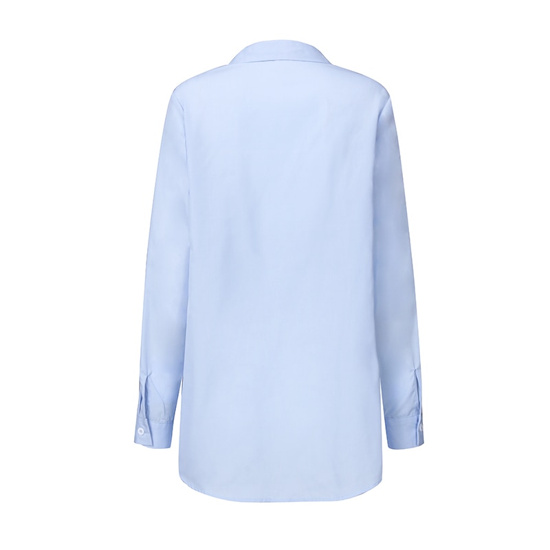 Women's Asymmetric Long Sleeved Blouse