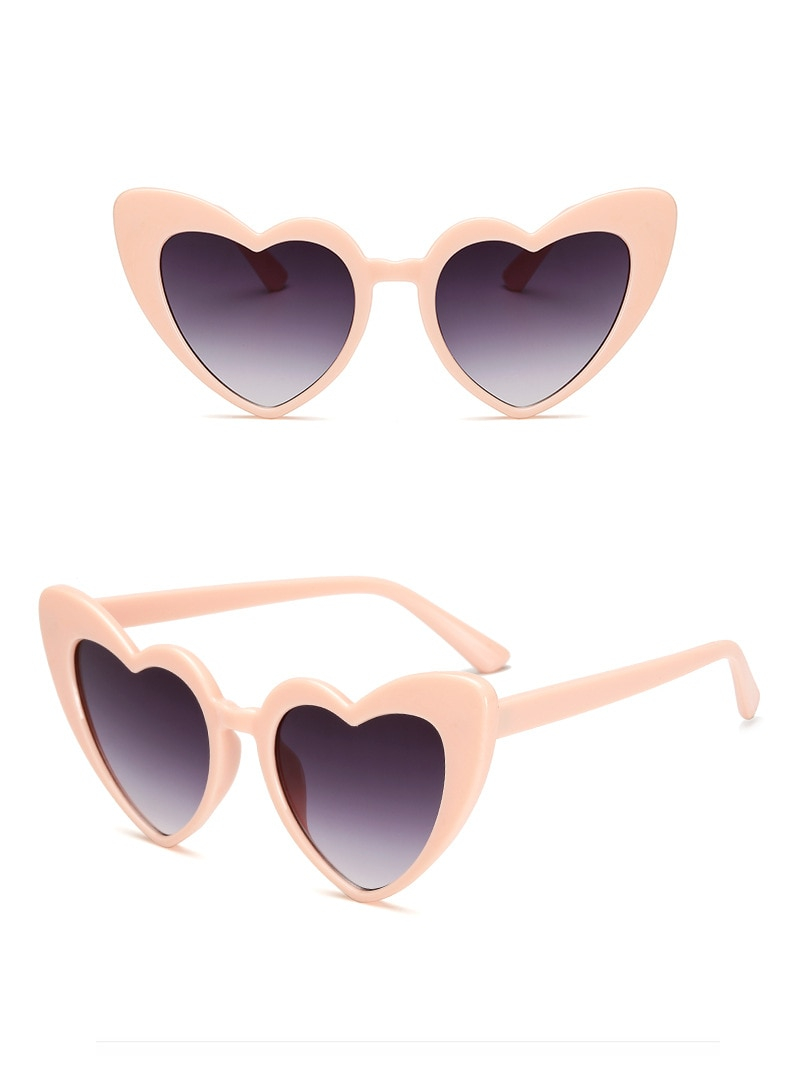 Women's Heart Shaped Sunglasses