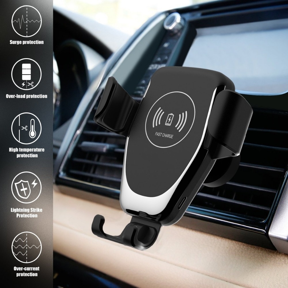 Qi Wireless Car Charger for Smartphones