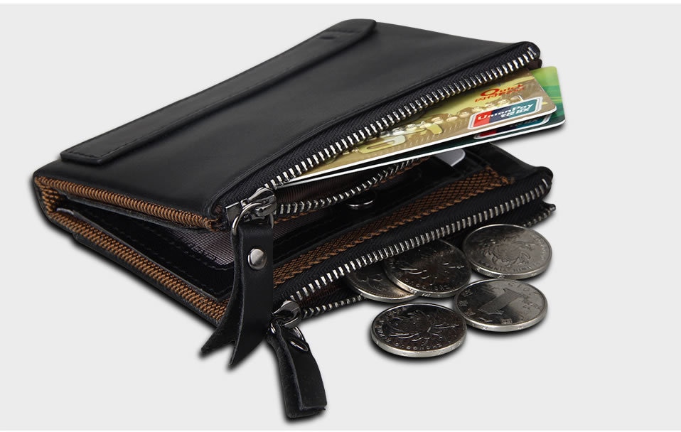 Women's Genuine Leather Short Wallet