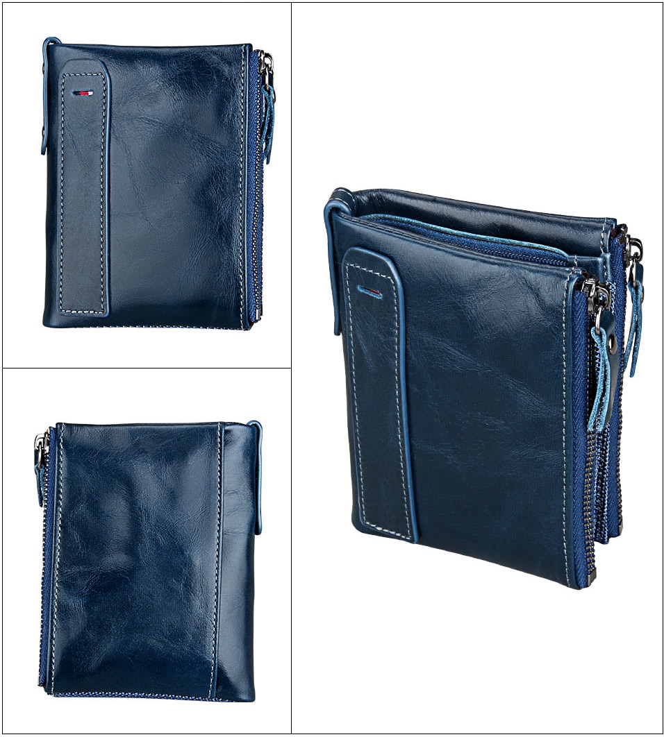 Women's Genuine Leather Short Wallet