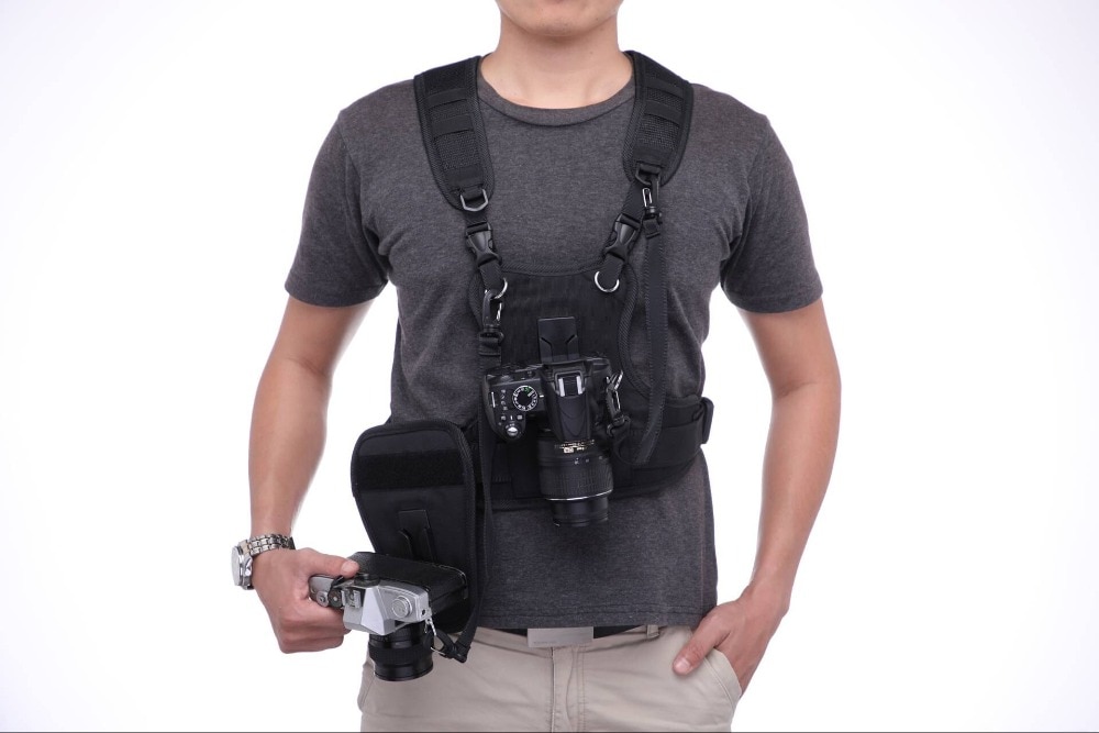 Adjustable Dual Camera Carrying Harness