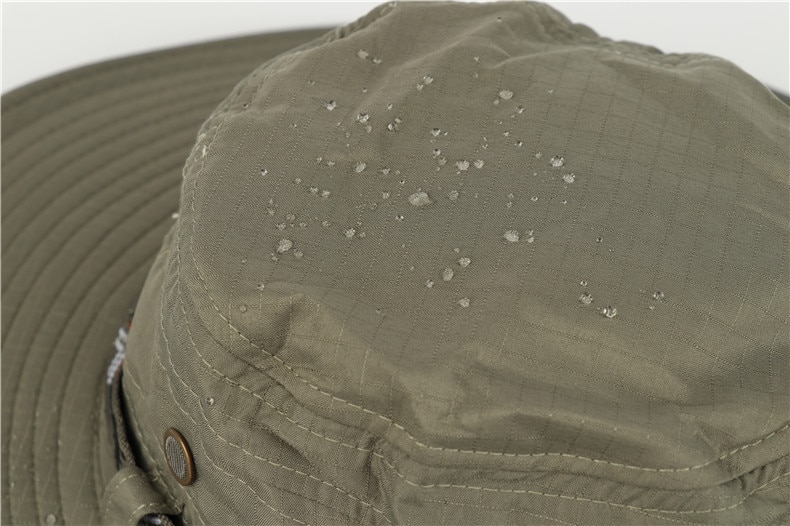 Unisex Waterproof Safari Hat with Strap