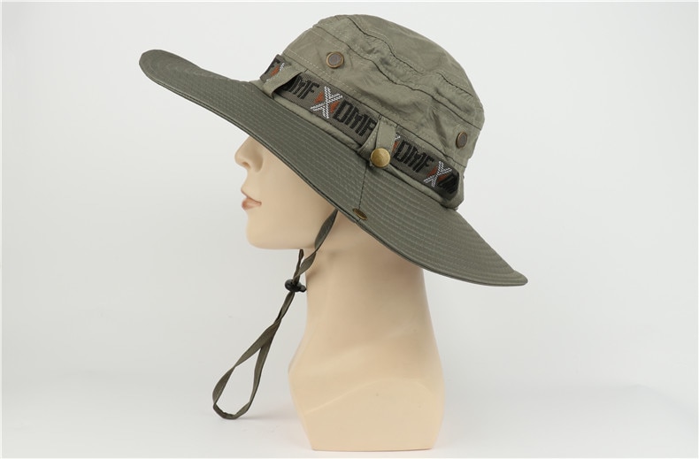 Unisex Waterproof Safari Hat with Strap