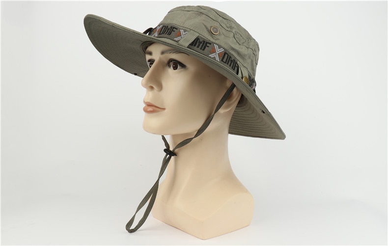 Unisex Waterproof Safari Hat with Strap