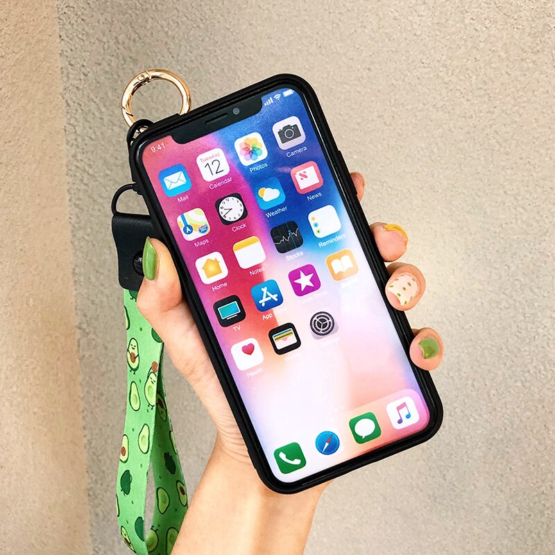 Colorful iPhone Case with Neck Strap