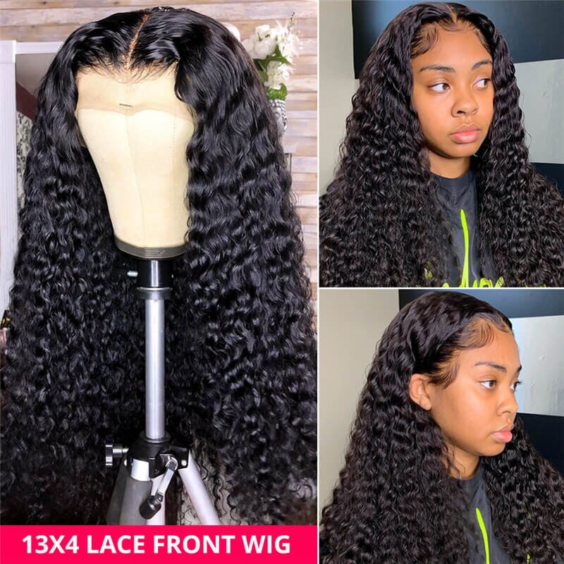 13x4 Lace Front Deep Wave Human Hair Wig 13x4 Lace Front Deep Wave Human Hair Wig