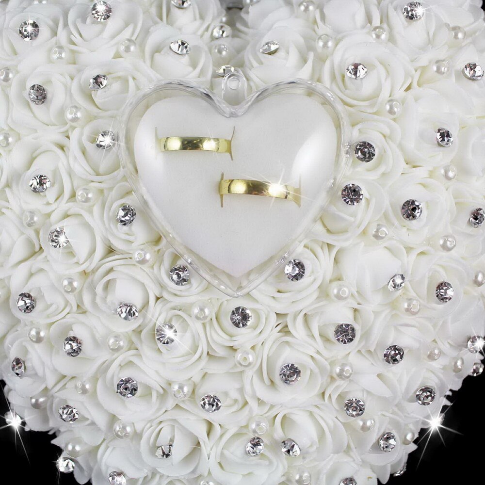 Heart Shaped Cushion for Wedding Rings