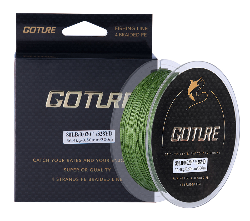 Solid Color 4-Strand PE Fishing Line