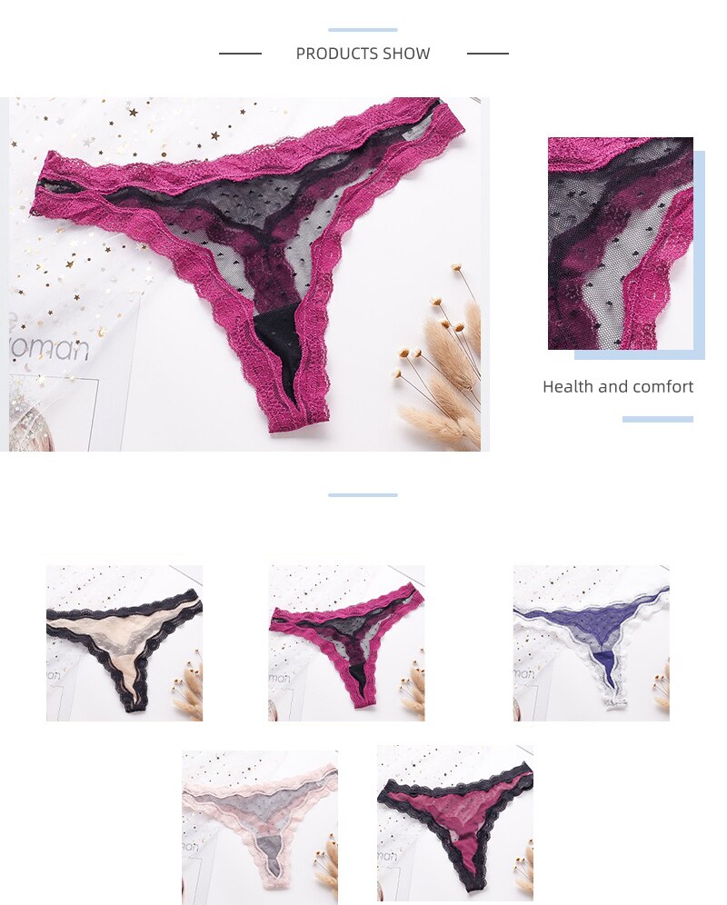 Nahtlose Spitzenhöschen für Damen