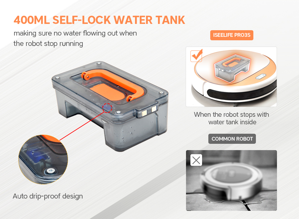 iSeelife PRO3S Smart Robotic Vacuum Cleaner