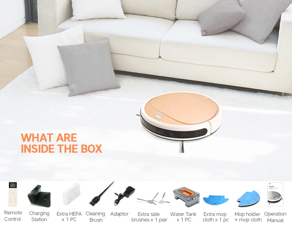 iSeelife PRO3S Smart Robotic Vacuum Cleaner