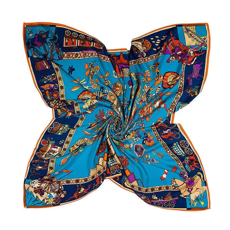 Women's Pure Silk Head Scarf Women's Pure Silk Head Scarf